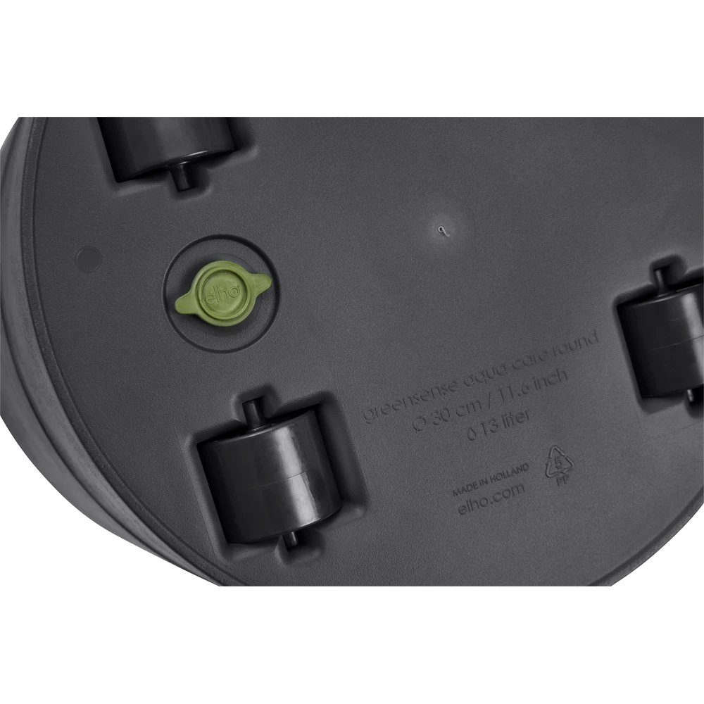 Bloempot Elho Greensense Aqua Care Rond - D35 X H34cm - Houtskoolgrijs - Afbeelding 4