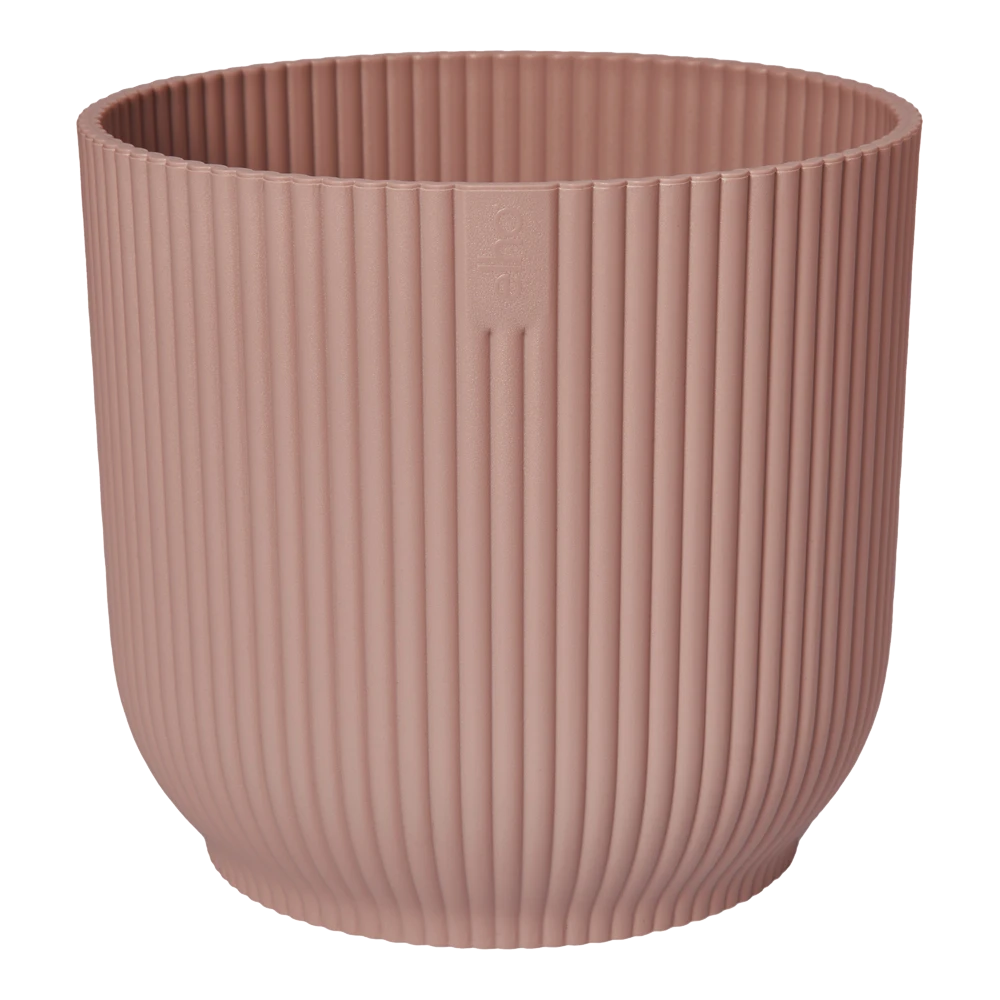 Bloempot Elho Vibes Fold Rond Wielen - D35 X H32cm - Delicaat Roze