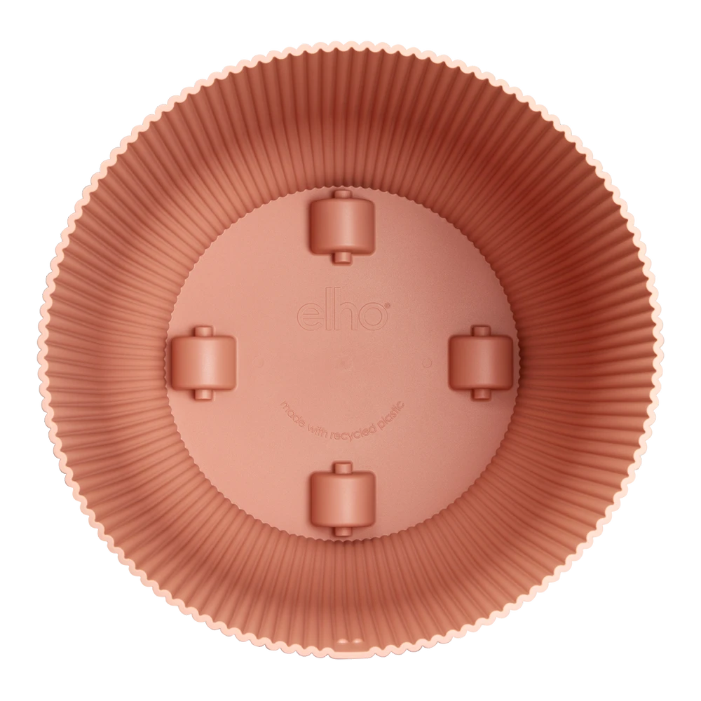 Bloempot Elho Vibes Fold Rond Wielen - D35 X H32cm - Delicaat Roze - Afbeelding 2