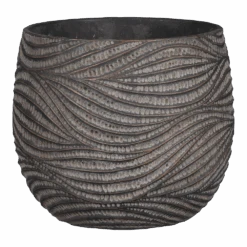 Bloempot Hendrick - D21,5 X H19cm - Bruin