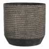 Bloempot Jack - D21 X H19,5cm - Zwart