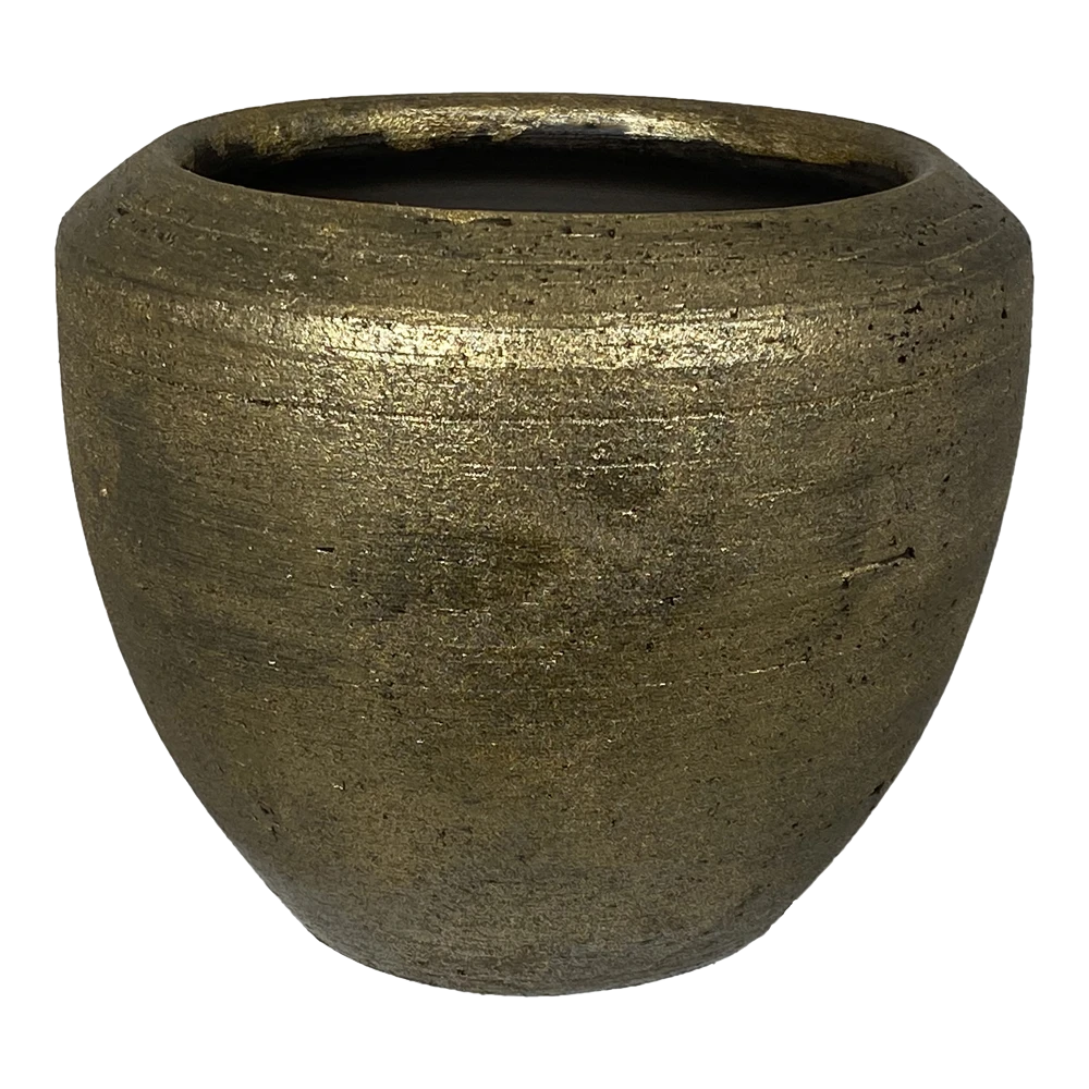 Bloempot Kos - D20 X H18cm - Goud