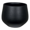 Bloempot Petra - D19 X H16cm - Mat Zwart