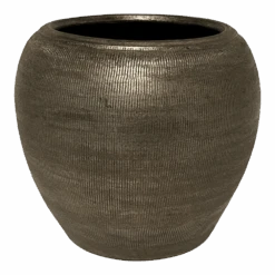 Bloempot Phoenix - D29 X H27cm - Zilver