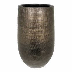 Bloempot Tokio Hoog - D30 X H70cm - Goud