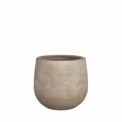 Bloempot Victor - H16 X D19cm - Beige
