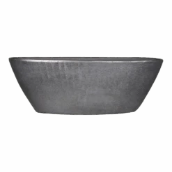 Bloempot Mira Ovaal - L69 X B17 X H25cm - Antraciet