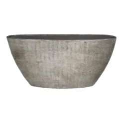 Bloempot Mira Ovaal - L73 X B17 X H36cm - Wit