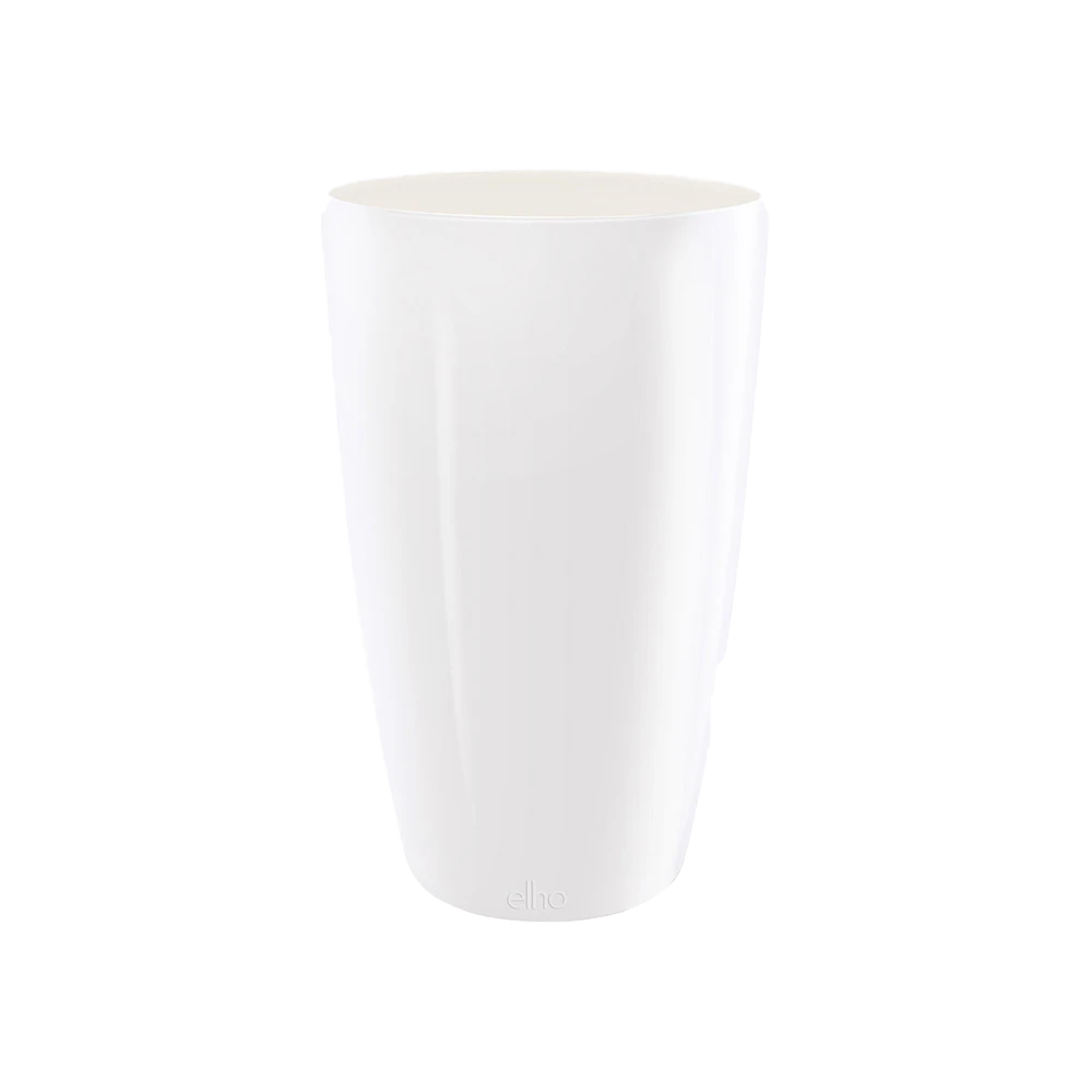 Bloempot Elho Brussels Diamond Rond Hoog 32cm - Wit