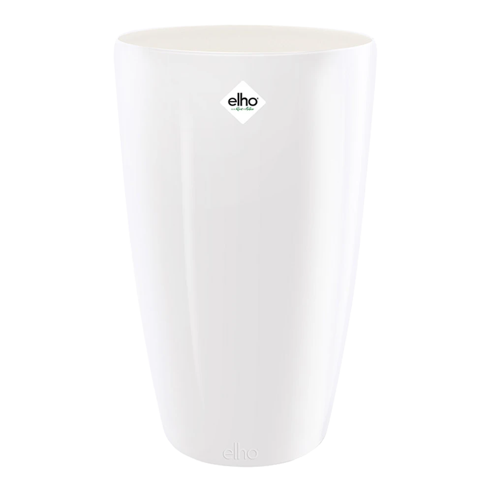 Bloempot Elho Brussels Diamond Rond Hoog 32cm - Wit - Afbeelding 2