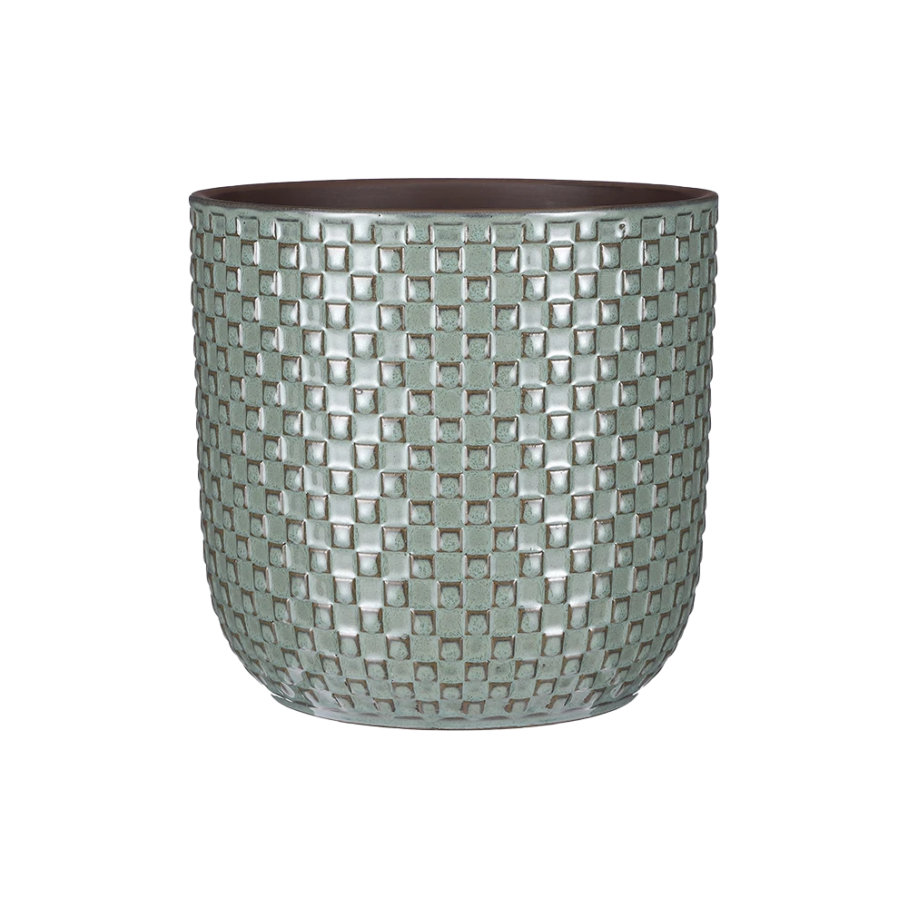 Bloempot Daan - D21.5 X H20.5cm - Groen