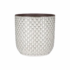 Bloempot Daan - D21.5 X H20.5cm - Wit