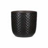 Bloempot Daan - D21.5 X H20.5cm - Zwart