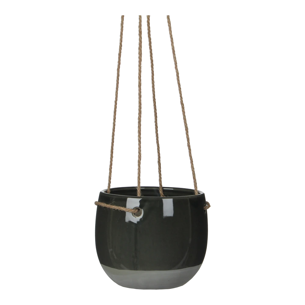 Hangpot Resa - D16,5 X H13,5cm - Donkergrijs