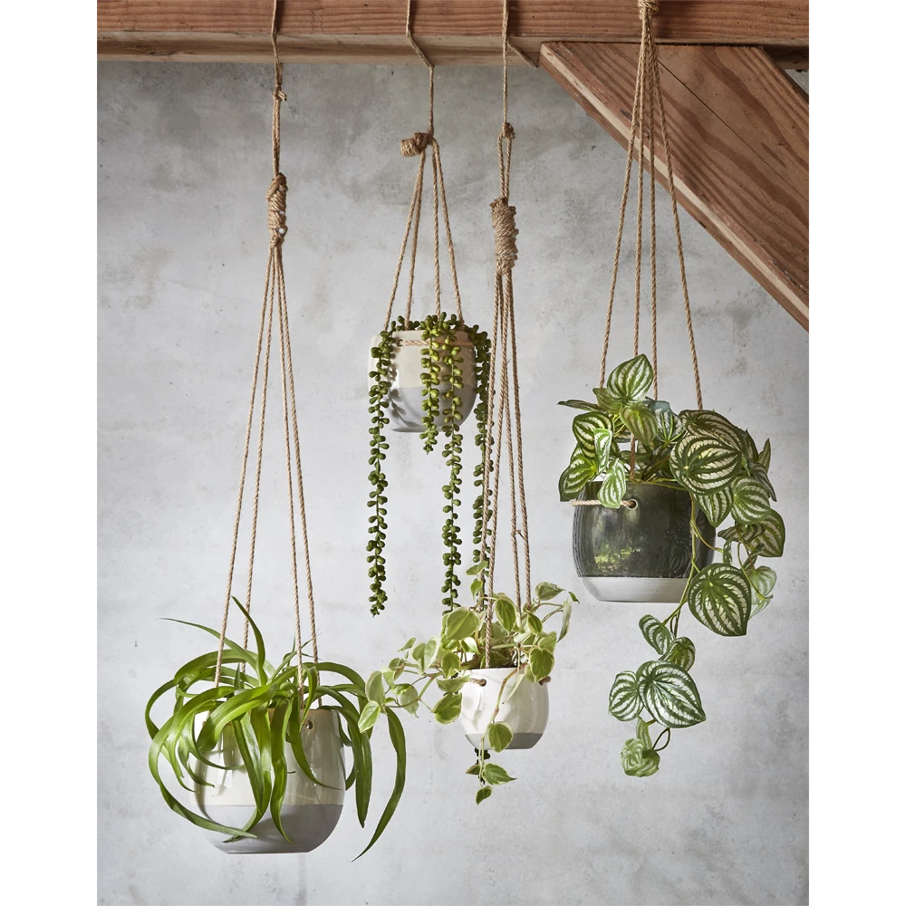 Hangpot Resa - D16,5 X H13,5cm - Donkergrijs - Afbeelding 2