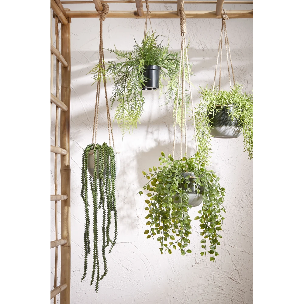 Hangpot Resa - D16,5 X H13,5cm - Donkergrijs - Afbeelding 4