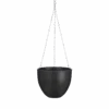 Hangpot Tusca - D22.5 X H19.5cm - Donkergrijs