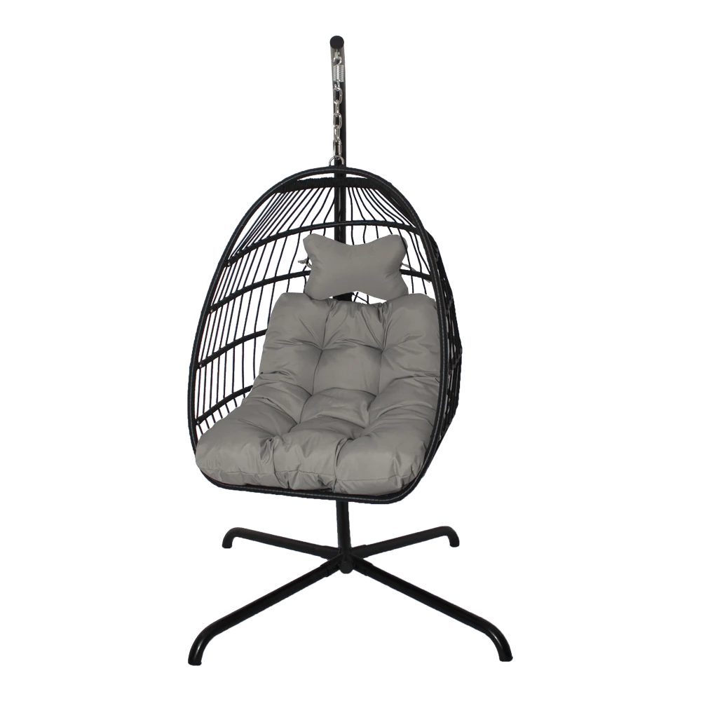 Hangstoel Norway - Inklapbaar - Zwart/Grijs