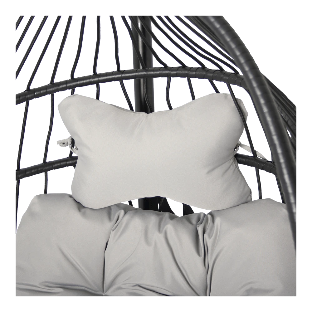 Hangstoel Norway - Inklapbaar - Zwart/Grijs - Afbeelding 2