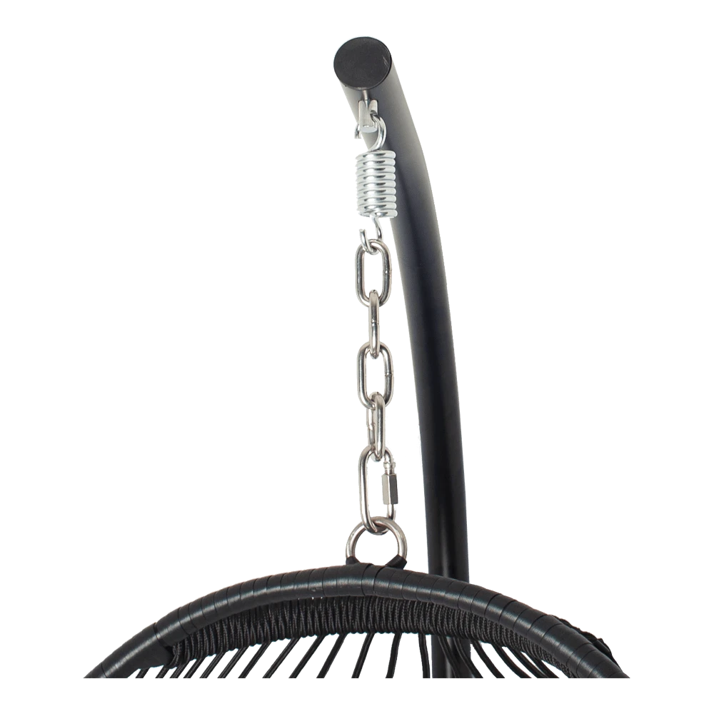 Hangstoel Norway - Inklapbaar - Zwart/Grijs - Afbeelding 4