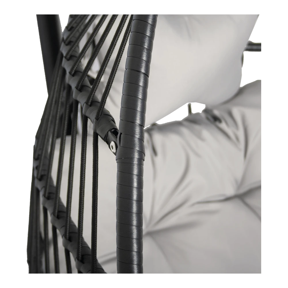 Hangstoel Norway - Inklapbaar - Zwart/Grijs - Afbeelding 5