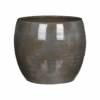 Bloempot Lester - D28 X H26cm - Donkergrijs