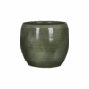 Bloempot Lester - D20 X H18cm - Groen