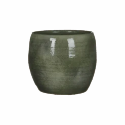 Bloempot Lester - D20 X H18cm - Groen