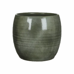 Bloempot Lester - D28 X H26cm - Groen