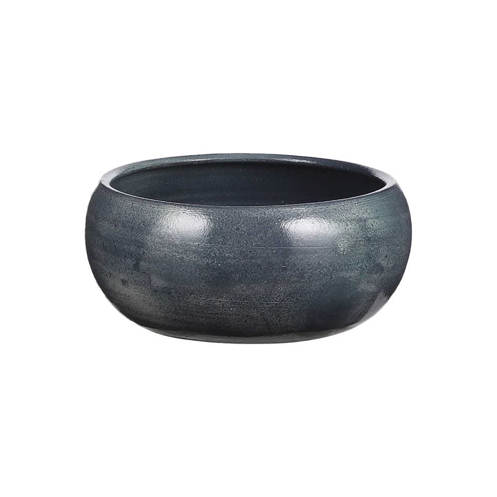 Plantenschaal Lester - D28 X H12cm - Donkerblauw