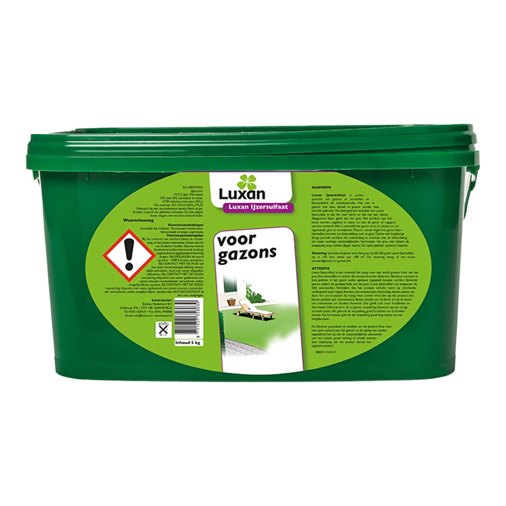 Luxan IJzersulfaat 5kg - Onkruid En Aanslag