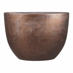 Bloempot Mira Ovaal - L50 X B20 X H36cm - Koper