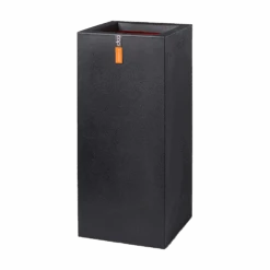 Capi Plantenbak Rechthoek Urban Smooth NL - L36 X B36 X H79cm - Zwart