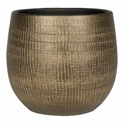Bloempot Ryan - D26 X H26cm - Shiny Gold