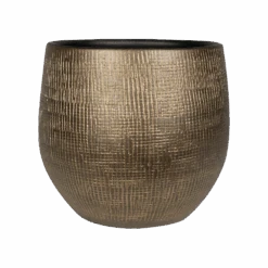 Bloempot Ryan - D31 X H28cm - Shiny Gold