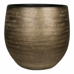 Bloempot Ryan - D42 X H38cm - Shiny Gold