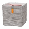 Capi Plantenbak Vierkant Nature Rib NL - L40 X B40 X H40cm - Ivoor