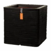 Capi Plantenbak Vierkant Nature Row NL - L40 X B40 X H40cm - Zwart