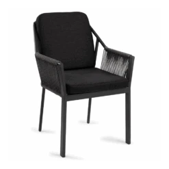 Tuinstoel Liv - Dining Stoel - Zwart