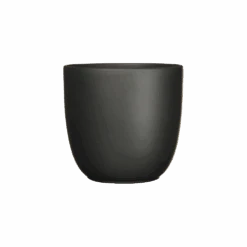 Bloempot Tusca - D25 X H23cm - Mat Zwart