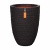 Capi Bloempot Nature Elegant Row NL - D34 X H47cm - Zwart