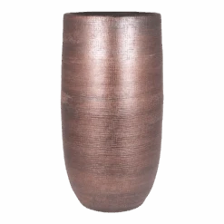 Bloempot Mira Hoog - D29 X H60cm - Koper